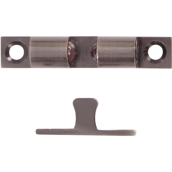 Stone Harbor Hardware Friction Catch, 1-1/8 Inches, Antique Nickel