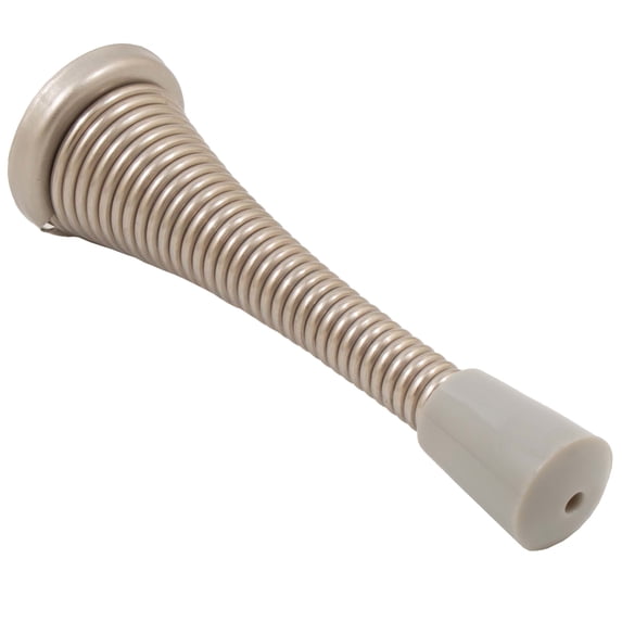 Stone Harbor Hardware Heavy-Duty Spring Door Stop, 3 Inches, 100-Pack, Satin Nickel