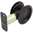 thumbnail image 1 of Stone Harbor Hardware Round Pocket Door Lock, Passage Function, 2-3/4" Backset, Matte Black, 1 of 3