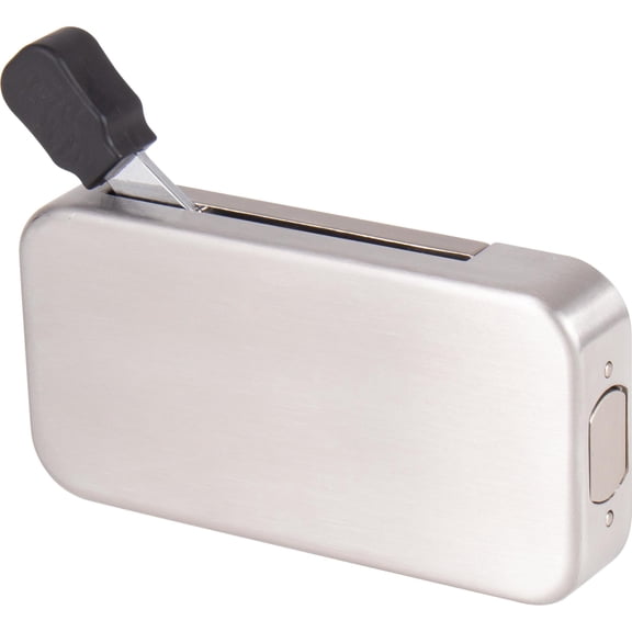 Stone Harbor Hardware Sliding Door Privacy Lock, Satin Stainless Steel