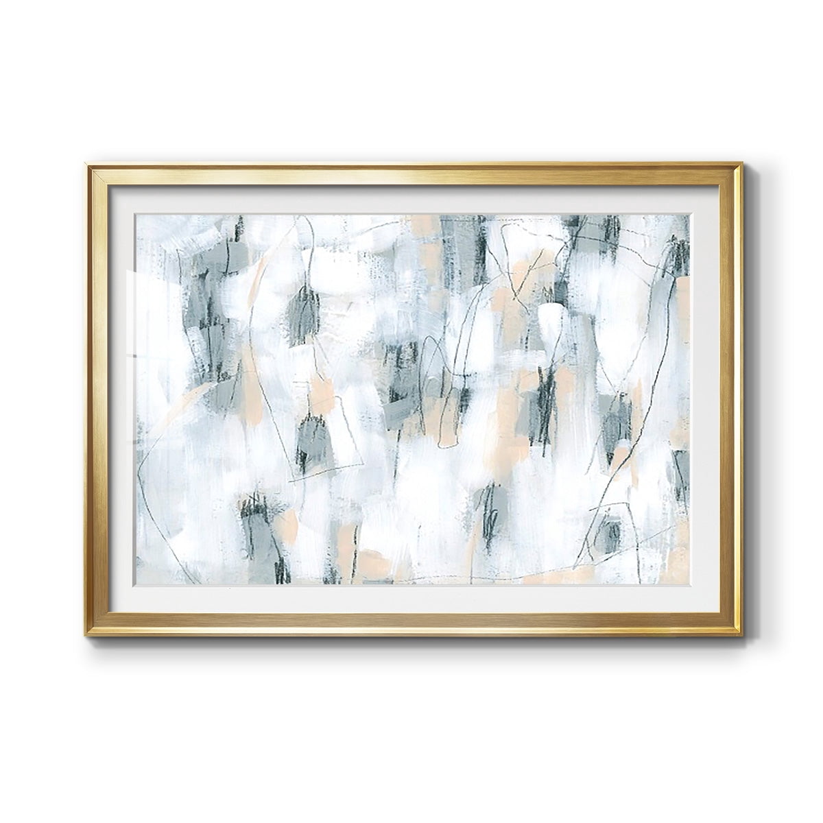 Stone Hatchmarks II Premium Framed Print - Ready to Hang