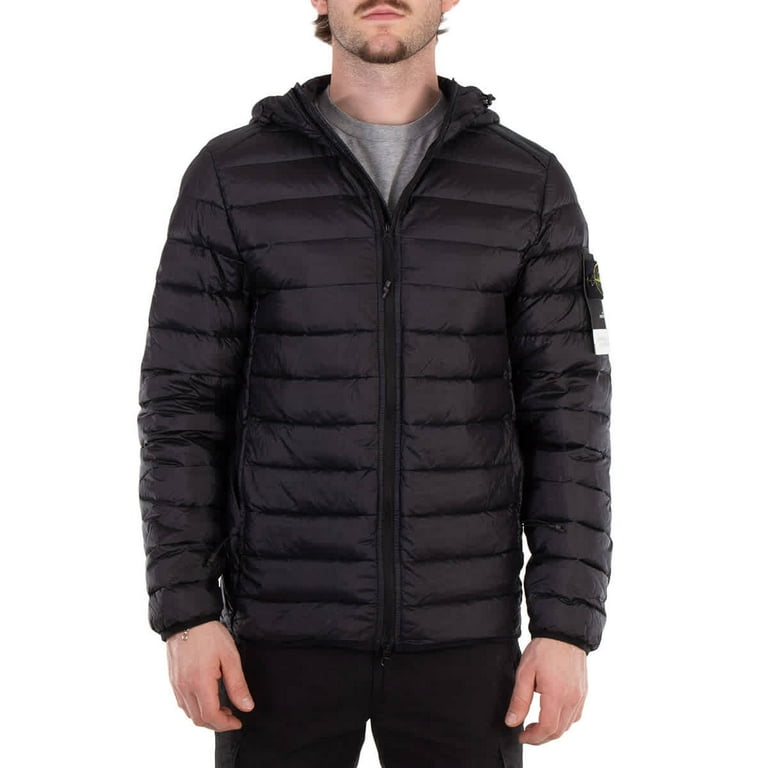 Stone Island Lightweight Hooded Down Jacket, Size Medium
