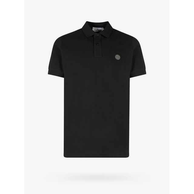 Stone Island Man Polo Shirt Man Black Polo Shirts - Walmart.com