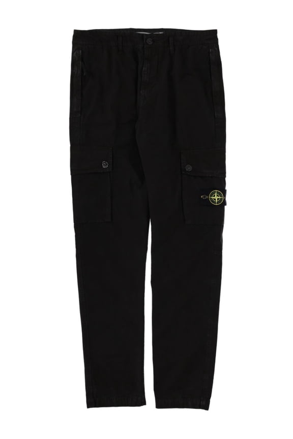 Neutrals Logo Patch Cotton Cargo Pants (Men's)