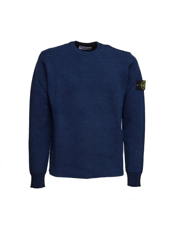 Rubberised Rws Wool Blend Crewneck Sweater (Men's)