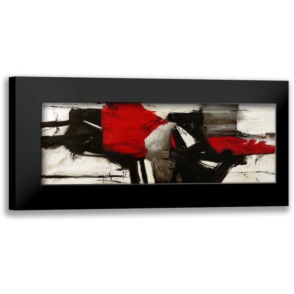 Stone, Jim 14x7 Black Modern Framed Museum Art Print Titled - Red Profile