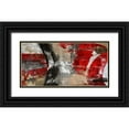 thumbnail image 1 of Stone, Jim 32x18 Black Ornate Wood Framed with Double Matting Museum Art Print Titled - Red Tornado, 1 of 4