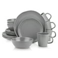 thumbnail image 1 of Stone Lain Abigail 16-Piece Dinnerware Set Stoneware, Gray, 1 of 7