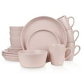 thumbnail image 1 of Stone Lain Albie 16-Piece Dinnerware Set Stoneware, Pink, 1 of 6