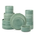 thumbnail image 1 of Stone Lain Bao 24-Piece Dinnerware Set Stoneware, Green, 1 of 6