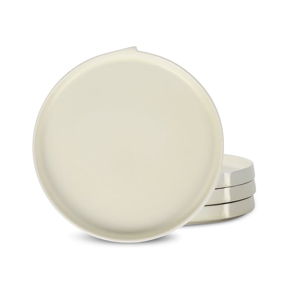 Stone Lain Bao 4-Piece Dinner Plate Set Stoneware, Beige
