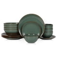 thumbnail image 1 of Stone Lain Brasa 16-Piece Dinnerware Set Stoneware, Green, 1 of 18