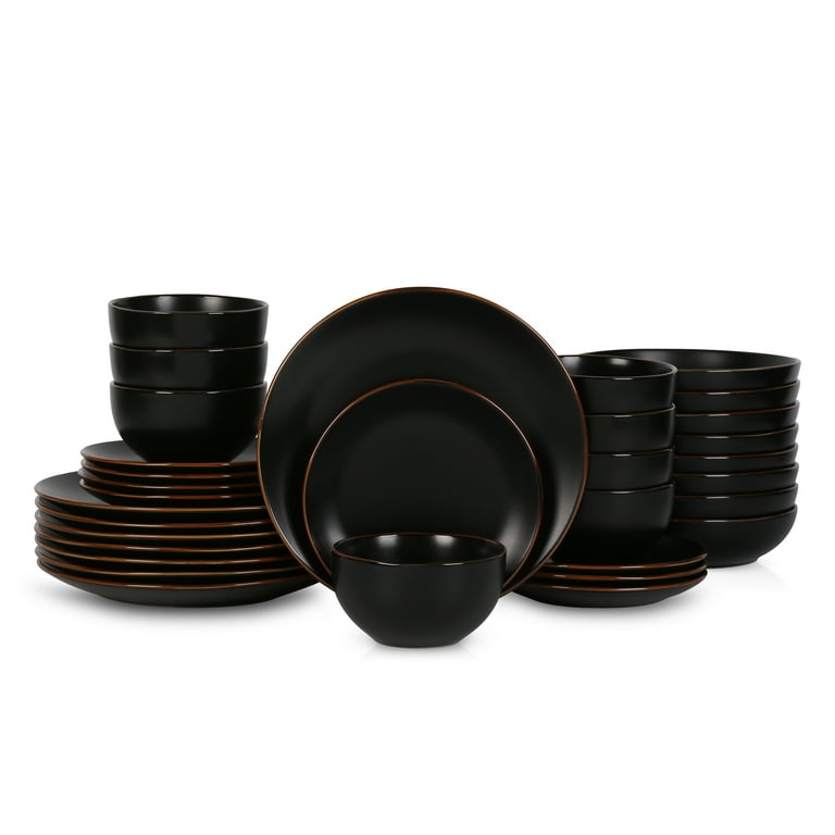 Stone + Lain Brasa Stoneware Dishware Set, 32-Piece Service for 8