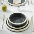 thumbnail image 1 of Stone Lain Capri 12-Piece Dinnerware Set Stoneware, Grey, 1 of 7