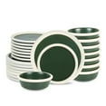 thumbnail image 1 of Stone Lain Capri 24-Piece Dinnerware Set Stoneware, Green, 1 of 6