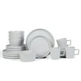 thumbnail interactive-video image 1 of Stone Lain Celina 16-Piece Dinnerware Set Stoneware, White, 1 of 7