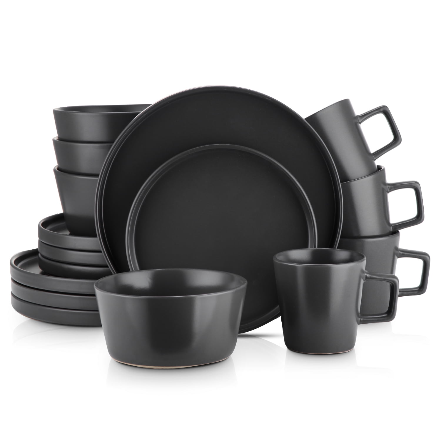 Stone Lain Celina 32 Piece Modern Design Stoneware Dinnerware Set