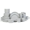 thumbnail image 1 of Stone Lain Celina 32-Piece Dinnerware Set Stoneware, White, 1 of 7