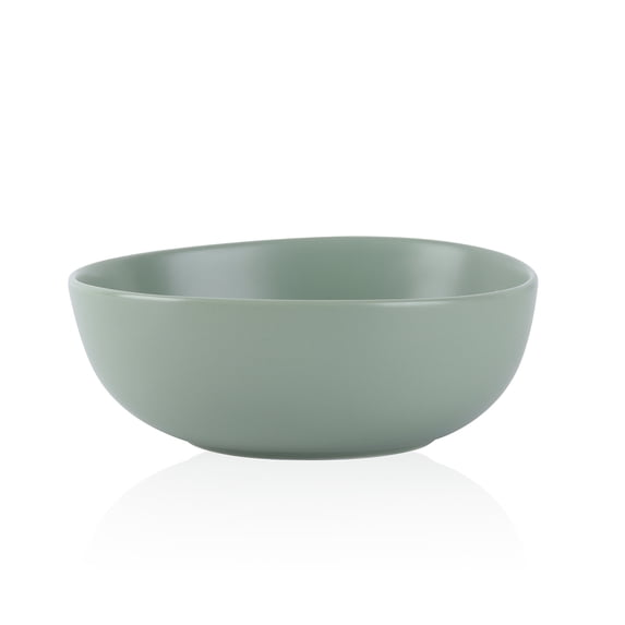 Stone + Lain Delilah Porcelain Collection Dish Set, 6 Bowls (6-inch) Service for 6, Honeydew