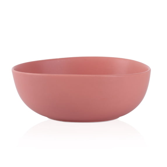 Stone + Lain Delilah Porcelain Collection Dish Set, 6 Bowls (6-inch) Service for 6, Terracotta