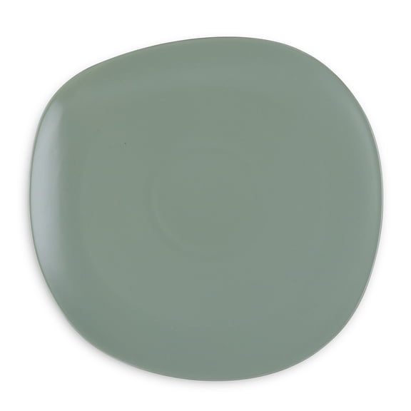 Stone + Lain Delilah Porcelain Collection Dish Set, 6 Dinner Plates Service for 6, Honeydew