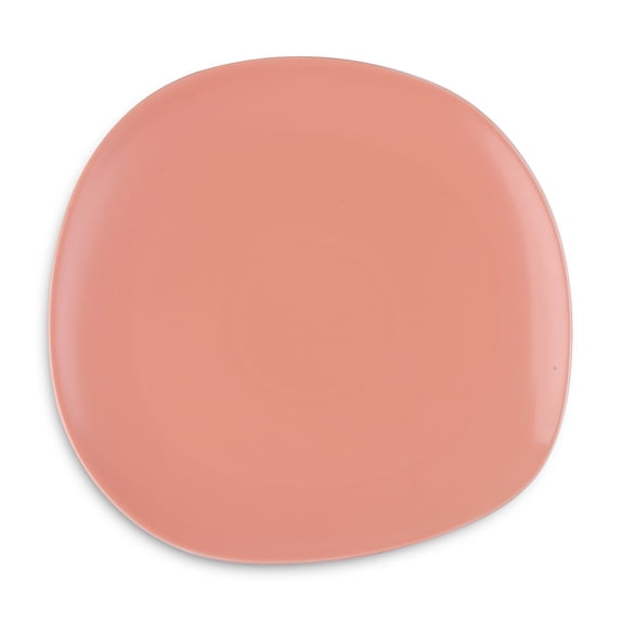 Stone + Lain Delilah Porcelain Collection Dish Set, 6 Dinner Plates Service for 6, Peach