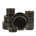 thumbnail image 1 of Stone Lain Eden 24-Piece Dinnerware Set Stoneware, Charcoal Grey, 1 of 6