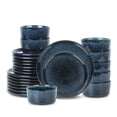 thumbnail image 1 of Stone Lain Eden 24-Piece Dinnerware Set Stoneware, Dark Blue, 1 of 6