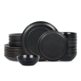 thumbnail image 1 of Stone Lain Elio 24-Piece Dinnerware Set Stoneware, Black, 1 of 6