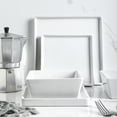 thumbnail image 1 of Stone + Lain Grace Stoneware Collection, Square Dinnerware Set, 12-Piece Service for 4, White, 1 of 6