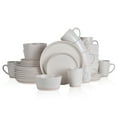 thumbnail image 1 of Stone + Lain Jules Stoneware Collection Dinnerware Set, 32-Piece Service for 8, White, 1 of 6