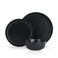 thumbnail image 1 of Stone Lain Logan 12-Piece Dinnerware Set Stoneware, Black, 1 of 6