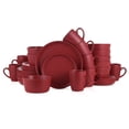 thumbnail image 1 of Stone Lain Michelle 32-Piece Dinnerware Set Stoneware, Red, 1 of 6