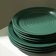 thumbnail image 1 of Stone Lain Orbit Dinnerware Set Stoneware, 12-Piece, Green, 1 of 7