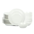 thumbnail image 1 of Stone Lain Orbit 24-Piece Dinnerware Set Stoneware, White, 1 of 6