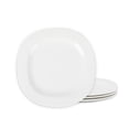 thumbnail image 1 of Stone Lain Quadro 4-Piece Dinner Plate Set Porcelain, Service for 4, White, 1 of 6