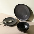 thumbnail image 1 of Stone Lain Rio 24-Piece Dinnerware Set Stoneware, Black, 1 of 7