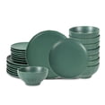 thumbnail image 1 of Stone Lain Rio 24-Piece Dinnerware Set Stoneware, Green, 1 of 6