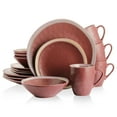 thumbnail image 1 of Stone + Lain Serafina Stoneware Collection Dinnerware Set, 32-Piece Service for 8, Wine, 1 of 10