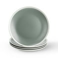 thumbnail image 1 of Stone Lain Serenity Rustic Stoneware Dinner Plate Replacements, 4 Count, Green and Cream, 1 of 6