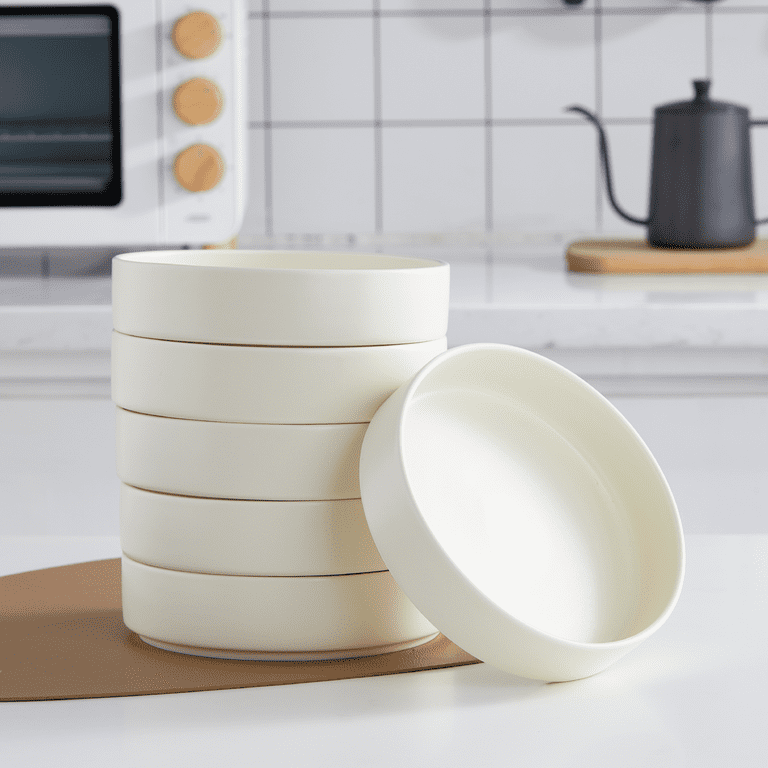 Stone Lain Stella Porcelain Collection Dish Set, Pasta Bowls