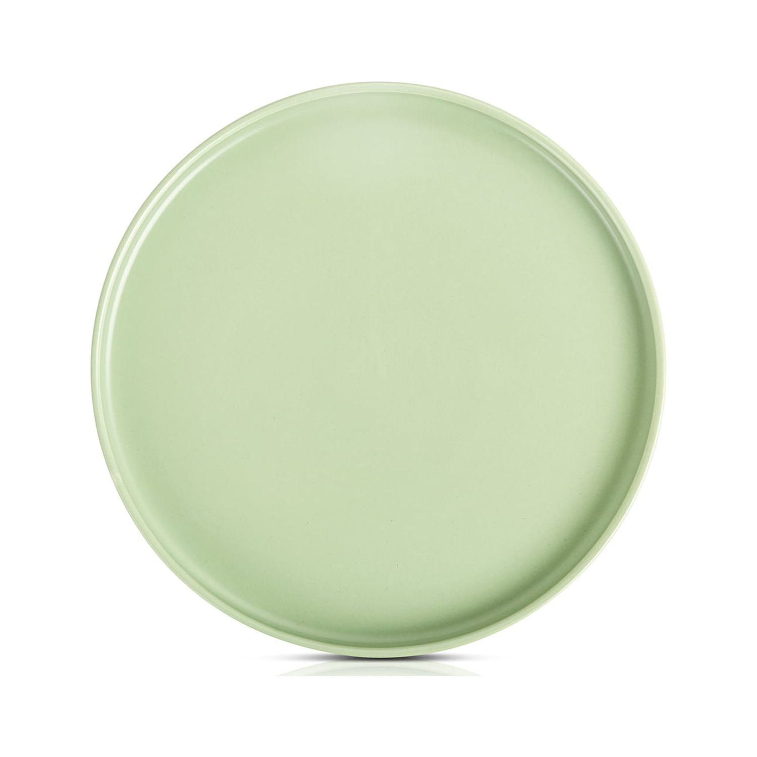 Stone + Lain Stella Porcelain Collection Dish Set, 6 Salad Plates Service  for 6, Lime Green
