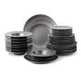 thumbnail image 1 of Stone Lain Valencia 32-Piece Dinnerware Set Porcelain, Metallic Grey, 1 of 6