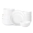 thumbnail image 1 of Stone Lain Verso 24-Piece Dinnerware Set Porcelain, White, 1 of 6