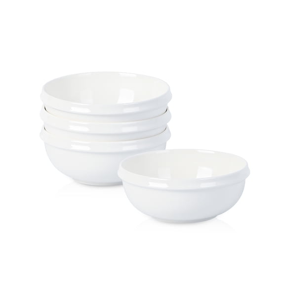 Stone Lain Verso 4-Piece Bowl Set Porcelain, White