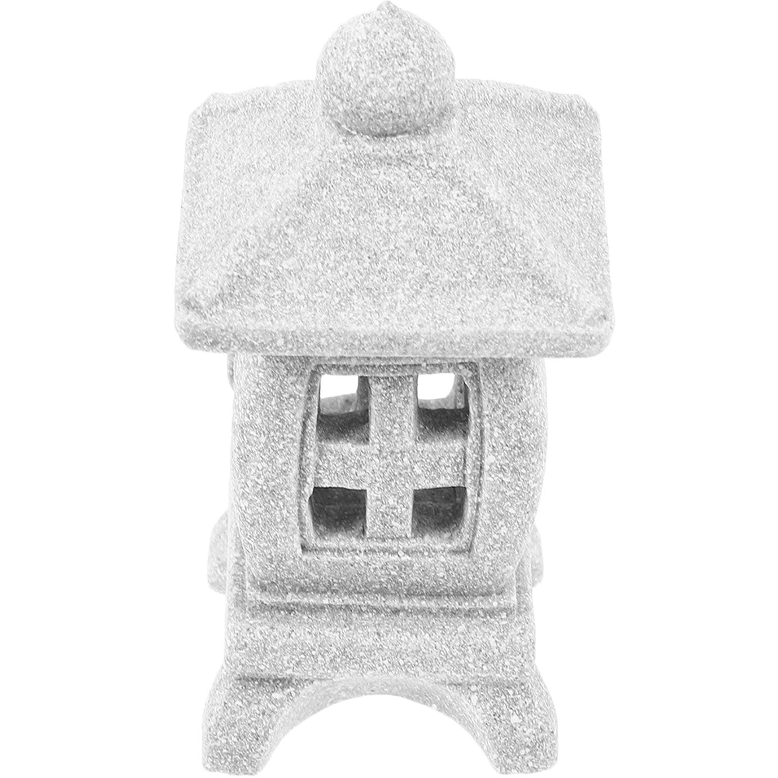 Stone Lamp Ornaments Fish Tank Japanese Garden Decor Versatilen Yard