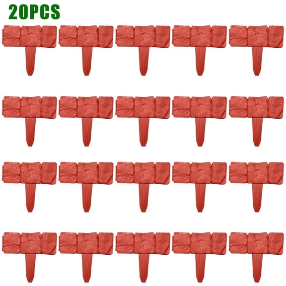 Stone-Look Garden Edge Strip with Realistic Pebble Texture for Flower Beds and Walkways, Easy Hammer-In Installation