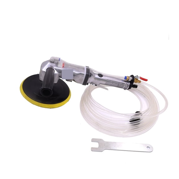 Stone Metal Tile Air Polisher Wet Stone Marble Granite7" Hand-Held Pneumatic Water Feed Sand