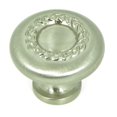 thumbnail image 1 of Stone Mill Hardware - Satin Nickel Rope Cabinet Hardware Knob, 1 of 4