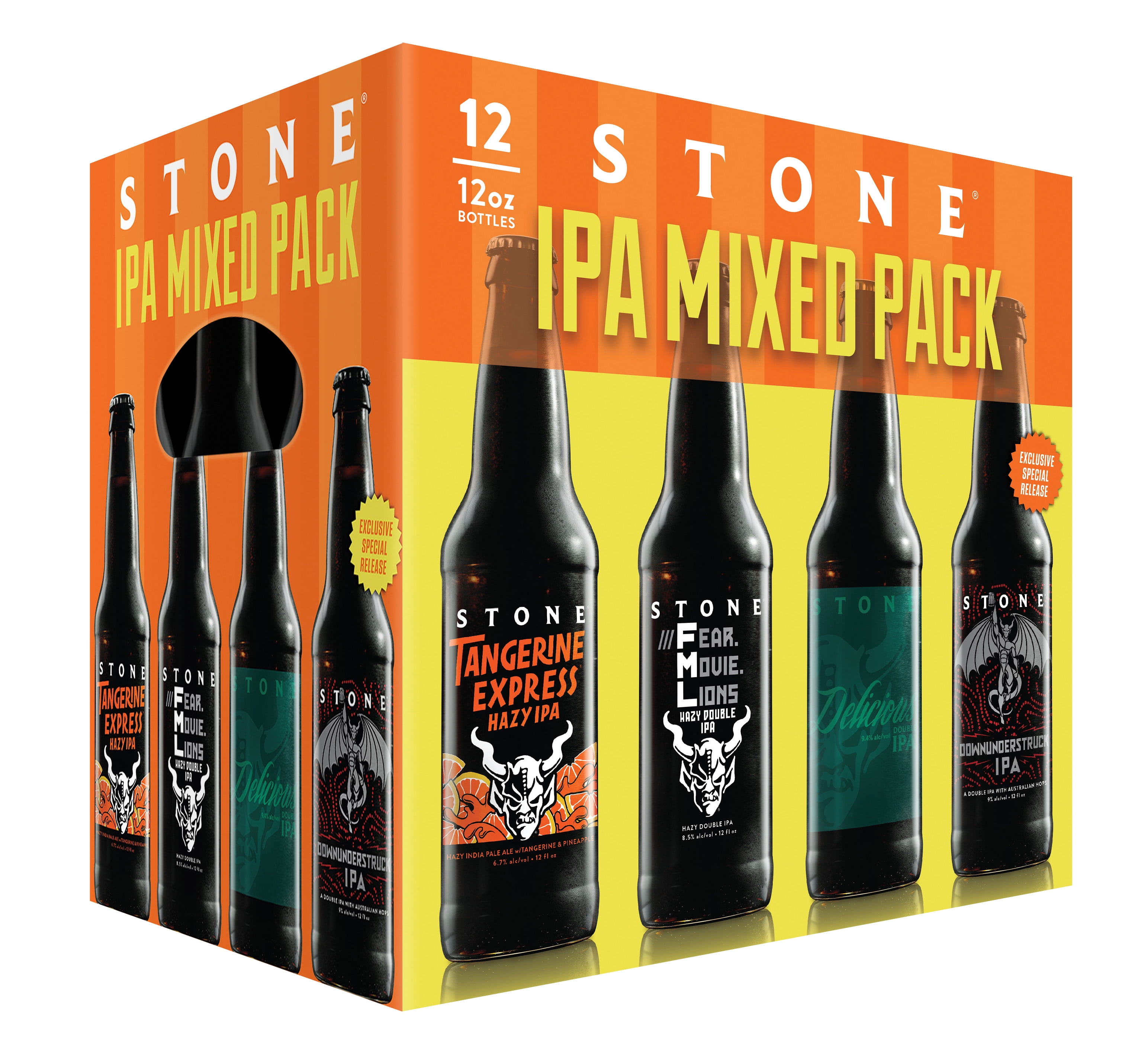 Stone Mixed IPA Pack Beer, 12 Pack Beer, 12 fl oz Bottles